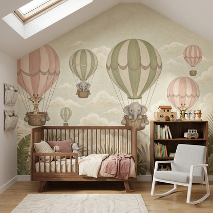 Cloudy Sky Wallpaper Overcast Removable Misty Wall Decor
