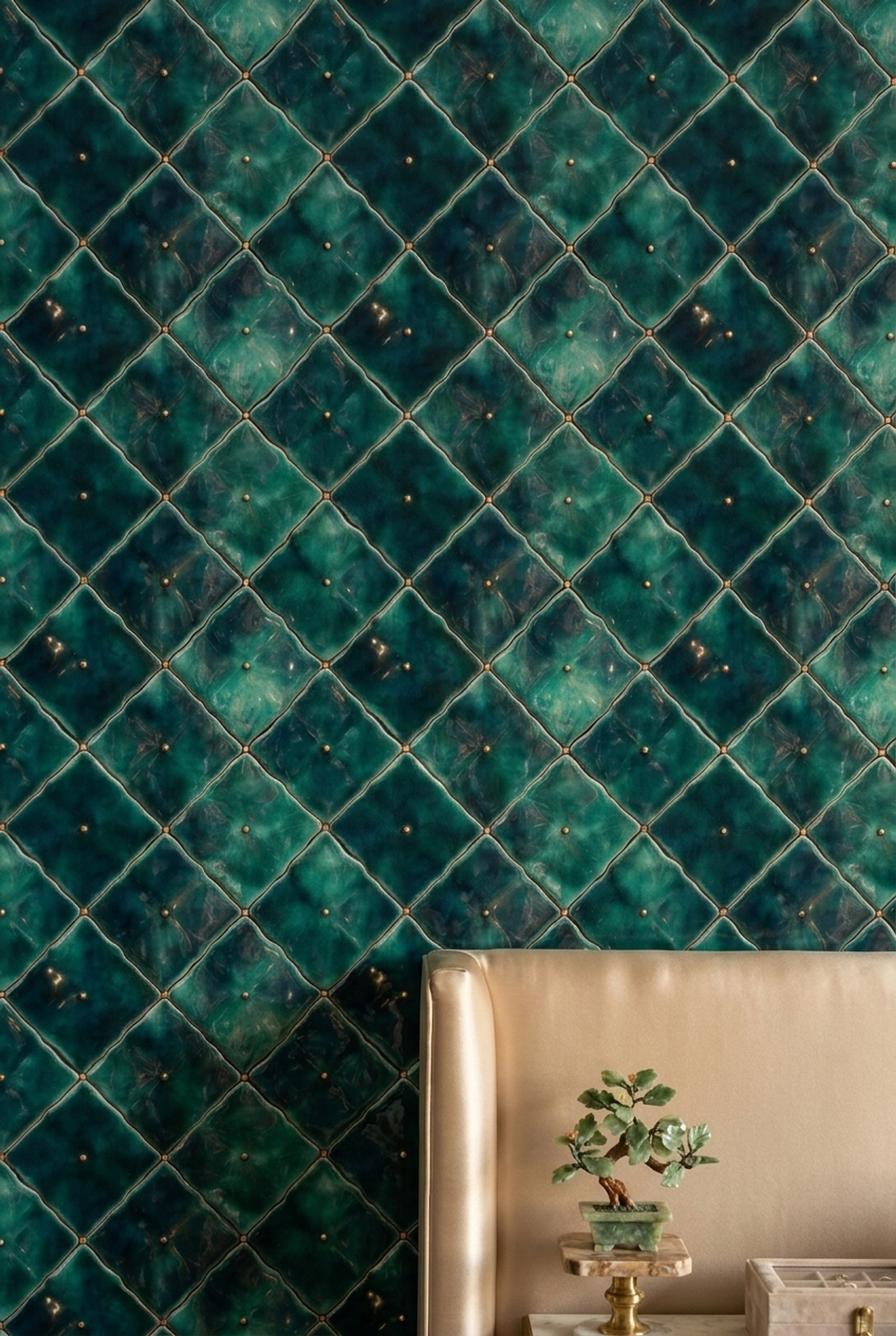 Abstract Pattern Wallpaper Geometric Modern Decorative Mural