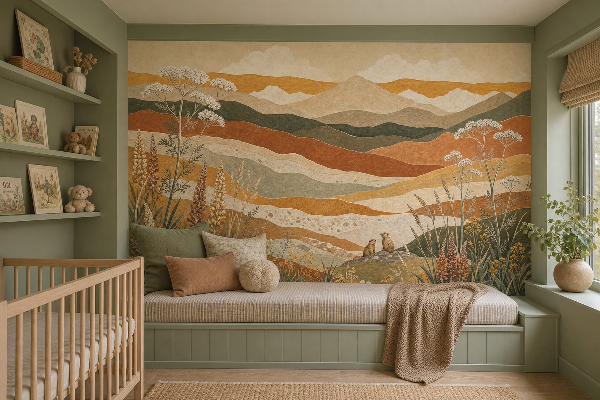 Cloudy Sky Wallpaper Overcast Removable Misty Wall Decor