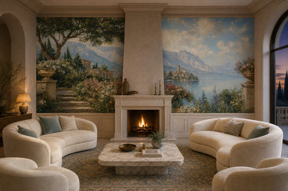 Walls Wallpaper Lake Vintage Wall Mural
