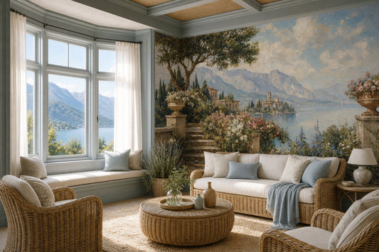 Walls Wallpaper Lake Vintage Wall Mural