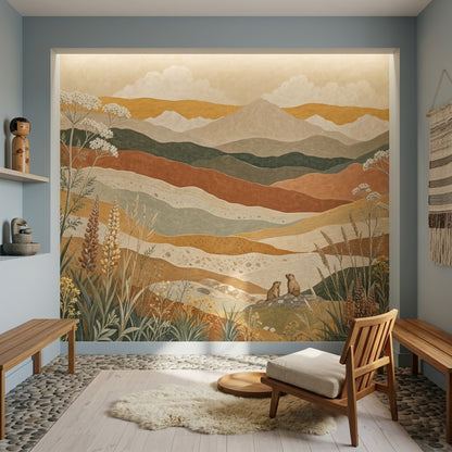 Cloudy Sky Wallpaper Overcast Removable Misty Wall Decor