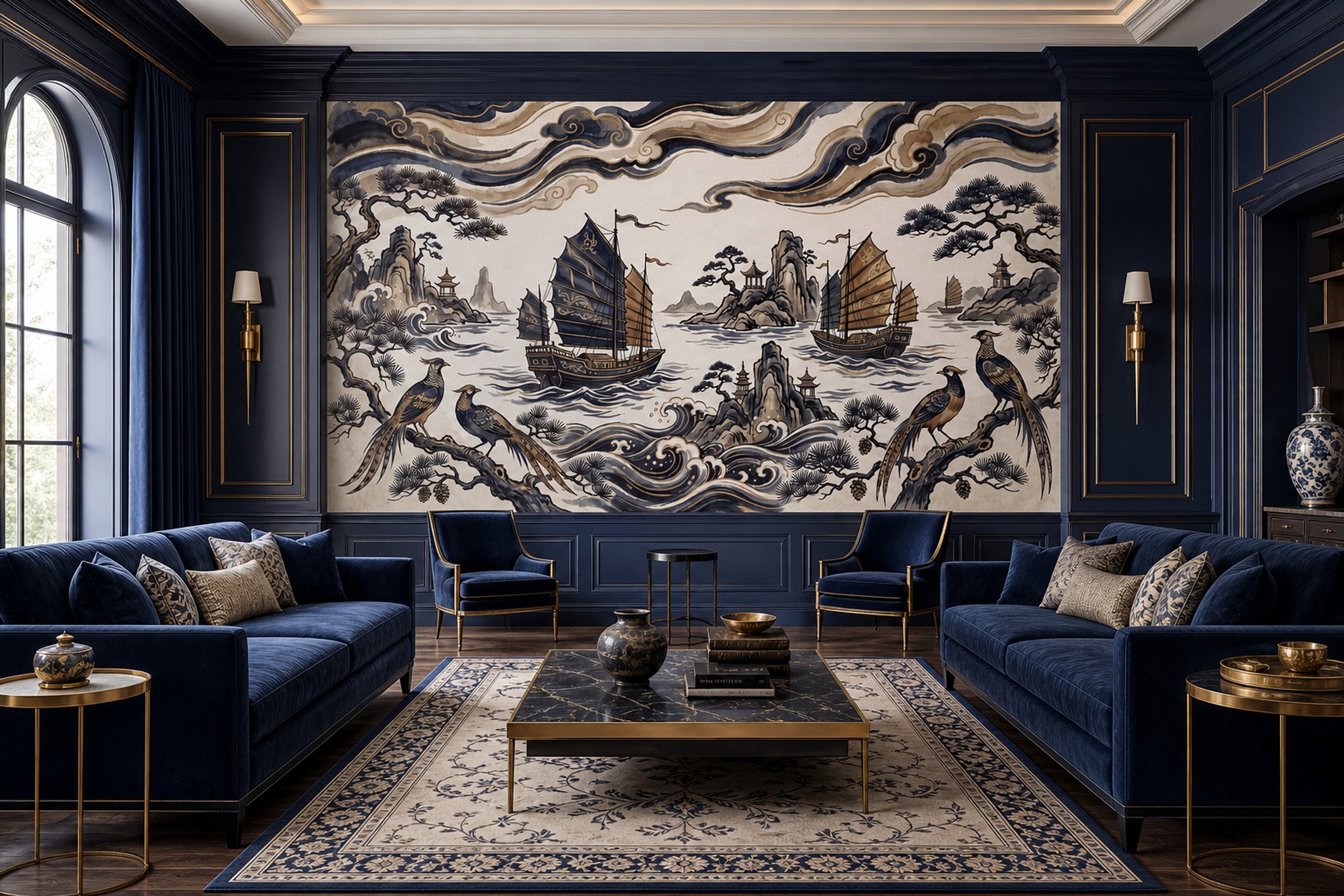 Bright Background Wallpaper Luminous Radiant Wall Mural