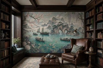 Pink Cherry Wallpaper Blossom Sakura Wall Mural