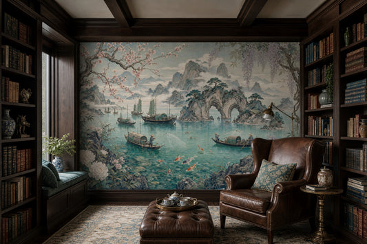 Pink Cherry Wallpaper Blossom Sakura Wall Mural