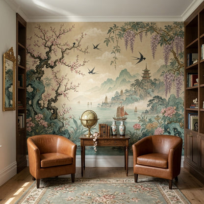 Paper Texture Wallpaper Surface Grain Fibrous Finish Removable Wall Decor