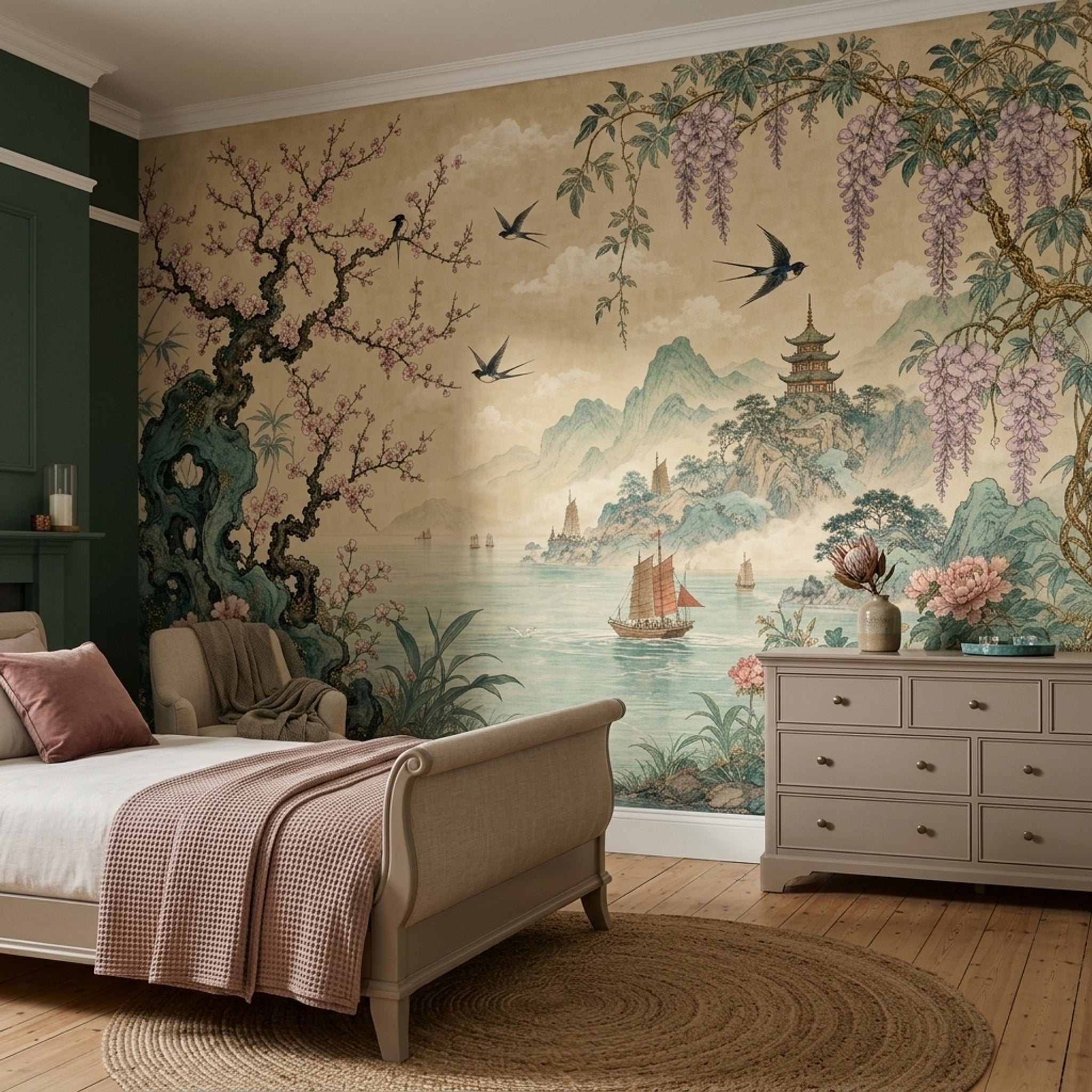 Paper Texture Wallpaper Surface Grain Fibrous Finish Removable Wall Decor