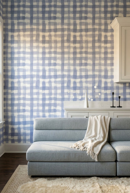 White Background Wallpaper Airy Calm Decorative Mural