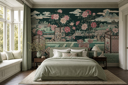 Walls Wallpaper Garden Architecture Removable Wall Decor