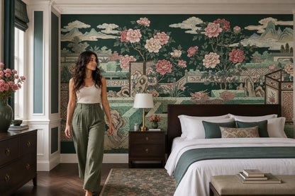 Walls Wallpaper Garden Architecture Removable Wall Decor