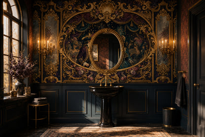 Masquerade Ball Wallpaper Baroque Rococo Wall Mural