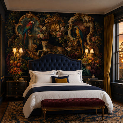Baroque Wallpaper Rococo Gilded Frames Removable Wall Decor