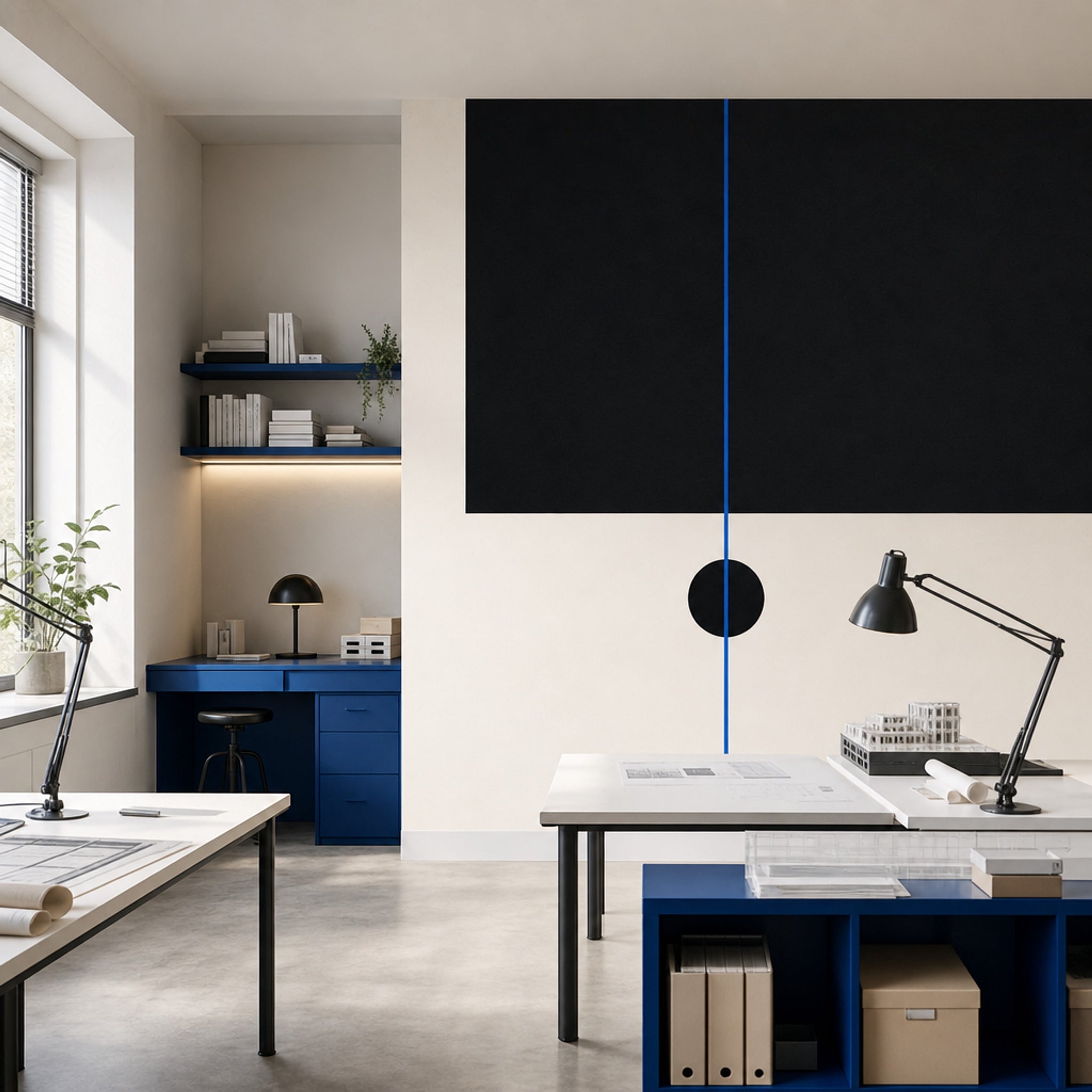 Solid Black Wallpaper Minimal Removable Modern Wall Decor