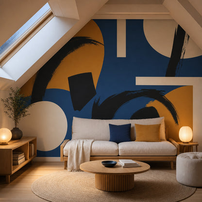 Mid Century Modern Wallpaper Retro Modern Wall Mural