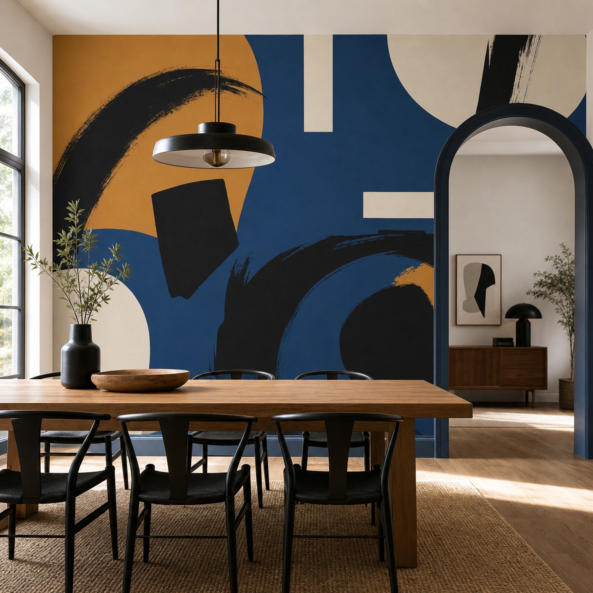 Mid Century Modern Wallpaper Retro Modern Wall Mural