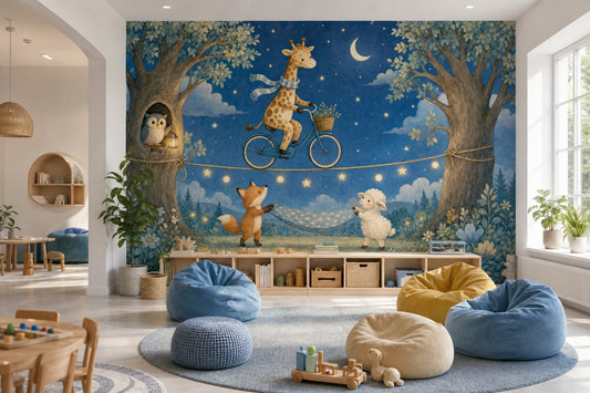 Watercolor Texture Wallpaper Storybook Whimsical Removable Wall Decor