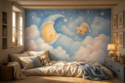 Watercolor Texture Wallpaper Pastel Nursery Wall Mural