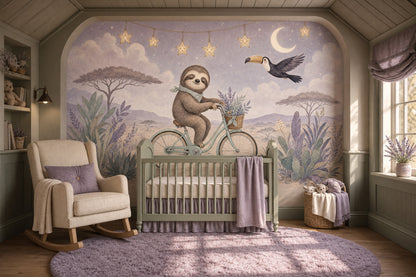 Watercolor Texture Wallpaper Pastel Illustration Removable Nursery Wall Decor