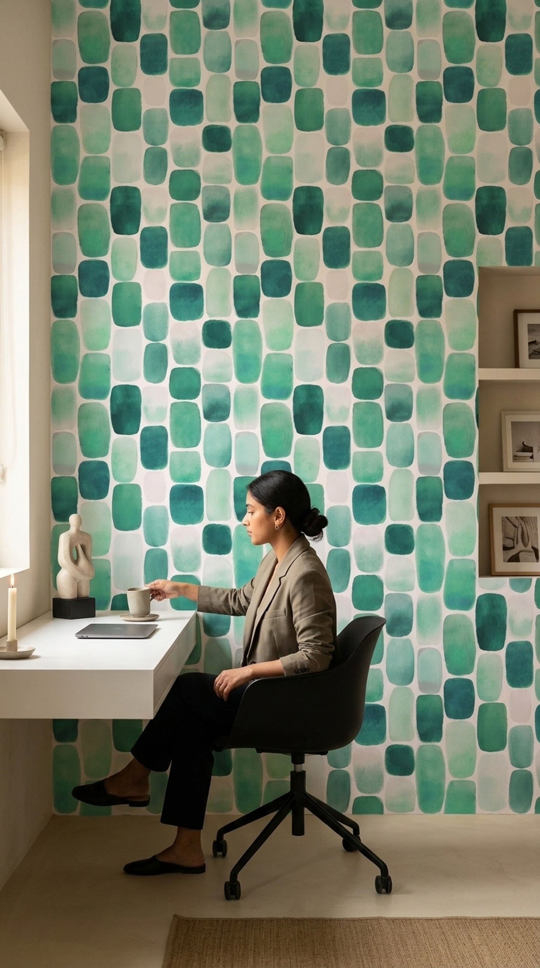 Watercolor Texture Wallpaper Painted Wash Abstract Decorative Mural
