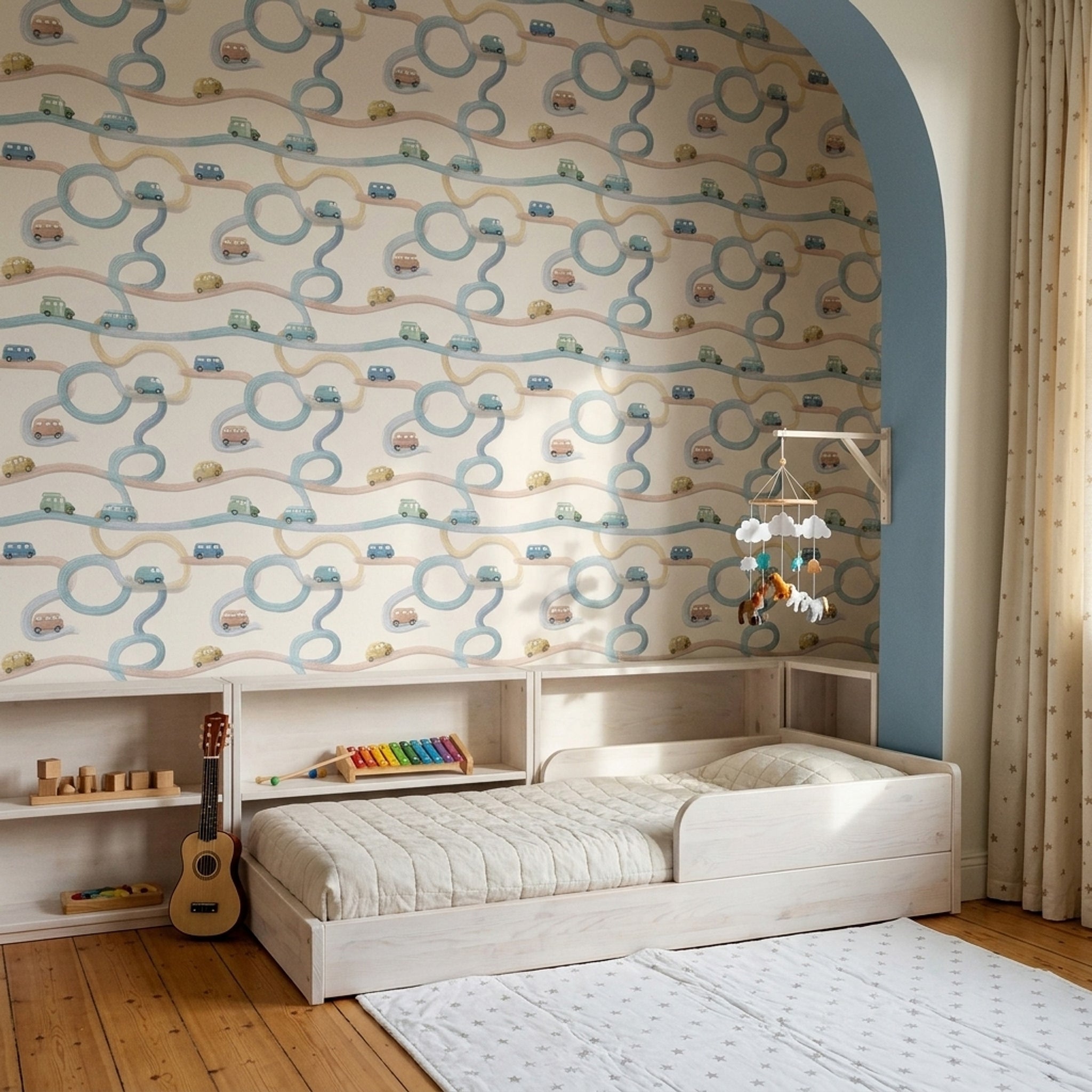 White Background Wallpaper Light Texture Playful Decorative Mural
