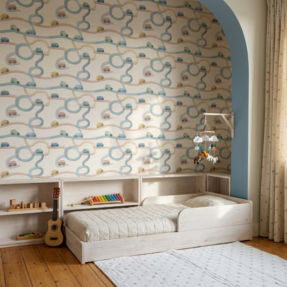 White Background Wallpaper Light Texture Playful Decorative Mural