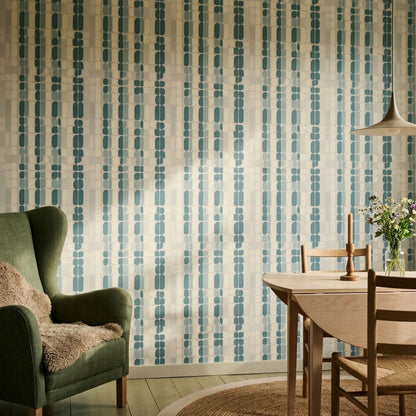 White Background Wallpaper Mid Century Modern Removable Wall Double Roll