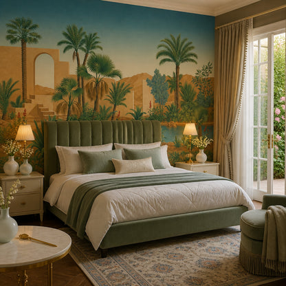 Walls Wallpaper Desert Palm Trees Wall Mural
