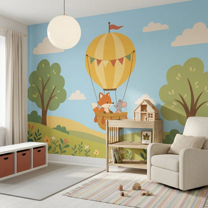 Hot Air Balloon Wallpaper Balloon Air Wall Mural