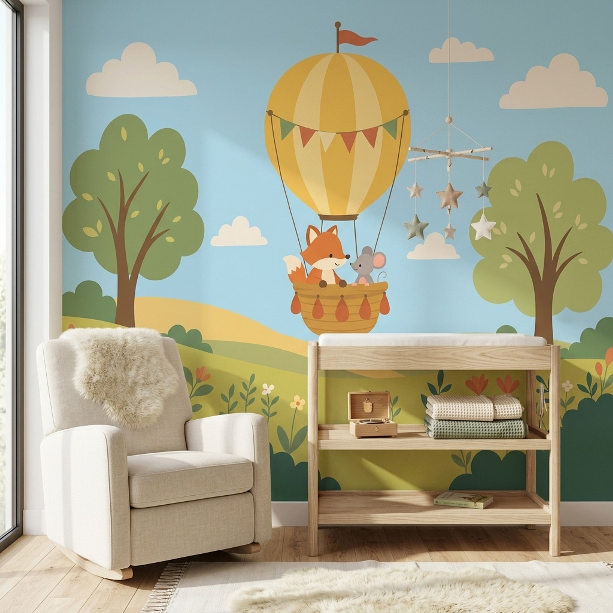 Hot Air Balloon Wallpaper Balloon Air Wall Mural