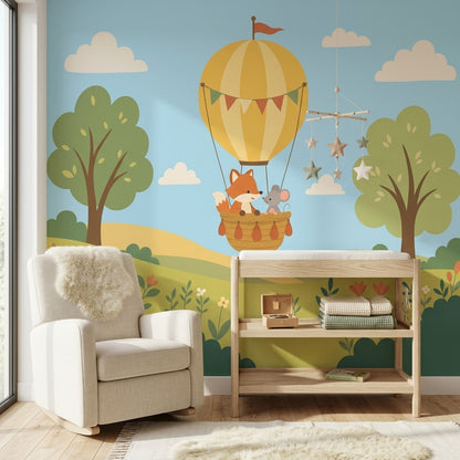 Hot Air Balloon Wallpaper Balloon Air Wall Mural