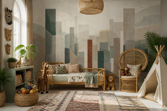 Concrete Texture Wallpaper Plaster Finish Removable Textured Wall Decor