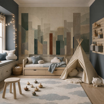 Concrete Texture Wallpaper Plaster Finish Removable Textured Wall Decor