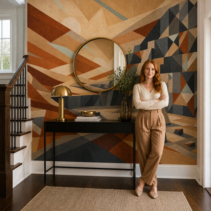 Mid Century Modern Wallpaper Retro Modern Wall Mural