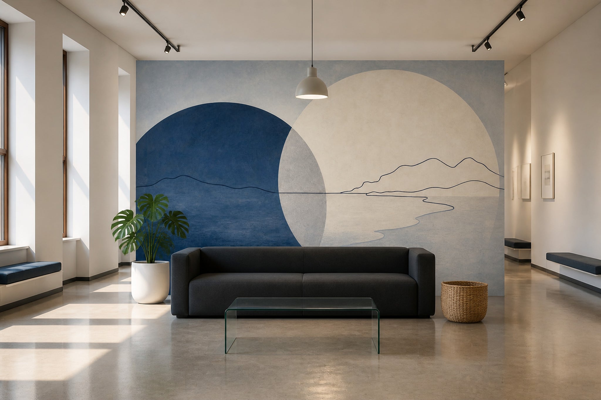 Paper Texture Wallpaper Minimalist Abstract Removable Wall Decor