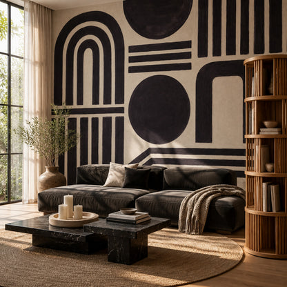 Mid Century Modern Wallpaper Retro Modern Wall Mural