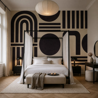 Mid Century Modern Wallpaper Retro Modern Wall Mural