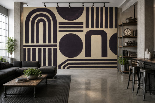 Mid Century Modern Wallpaper Retro Modern Wall Mural