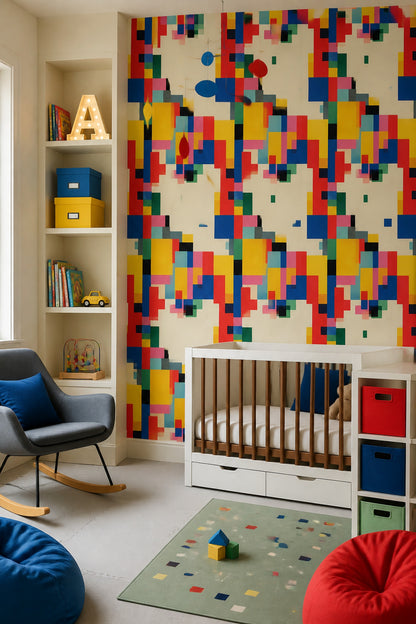 Mid Century Modern Wallpaper Retro Modernist Decorative Mural