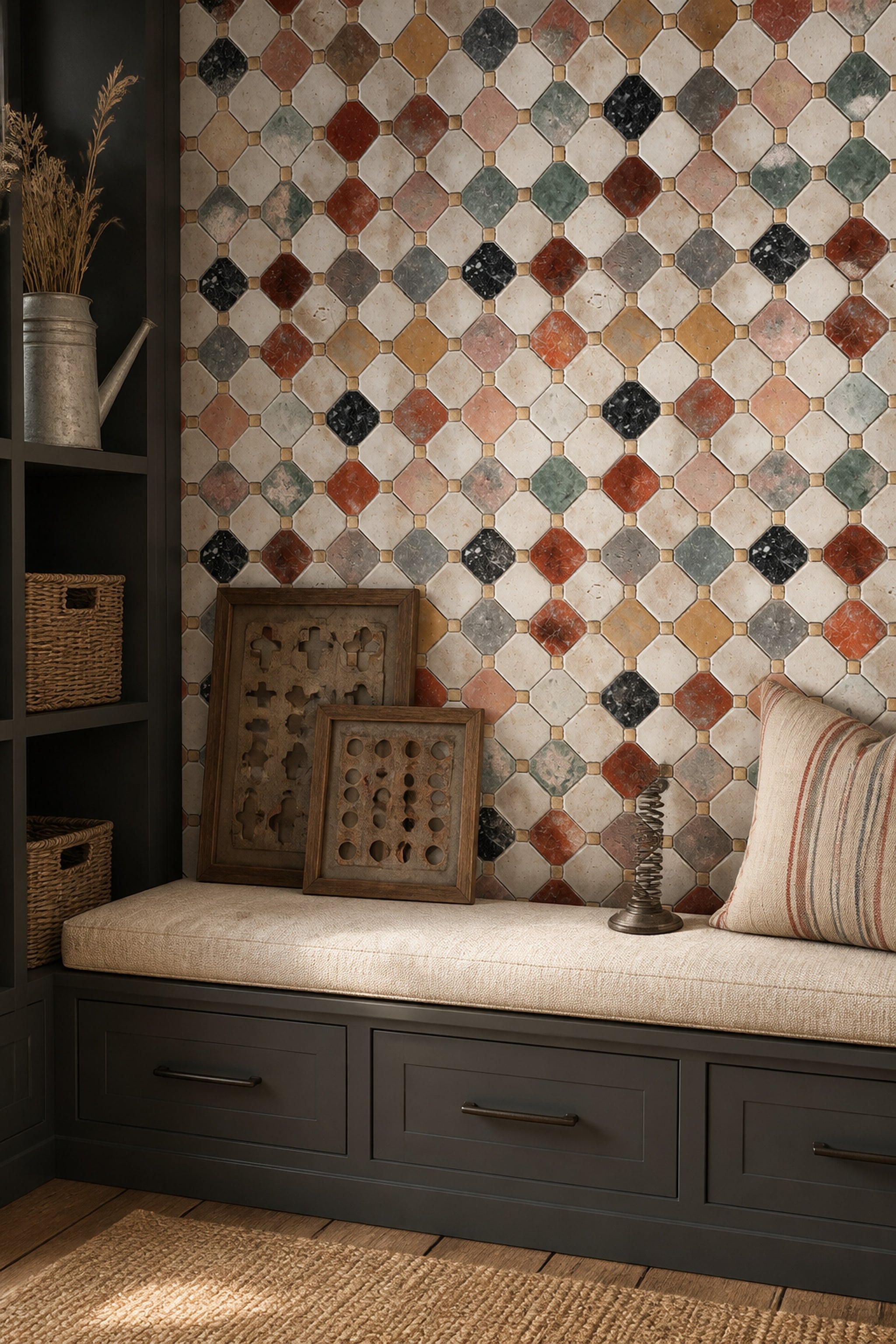 Muted Green Wallpaper Sage Green Removable Terracotta Wall Double Roll