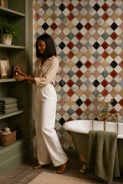 Muted Green Wallpaper Sage Green Removable Terracotta Wall Double Roll