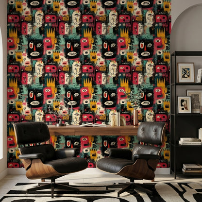 Abstract Wallpaper Graffiti Street Art Decorative Mural
