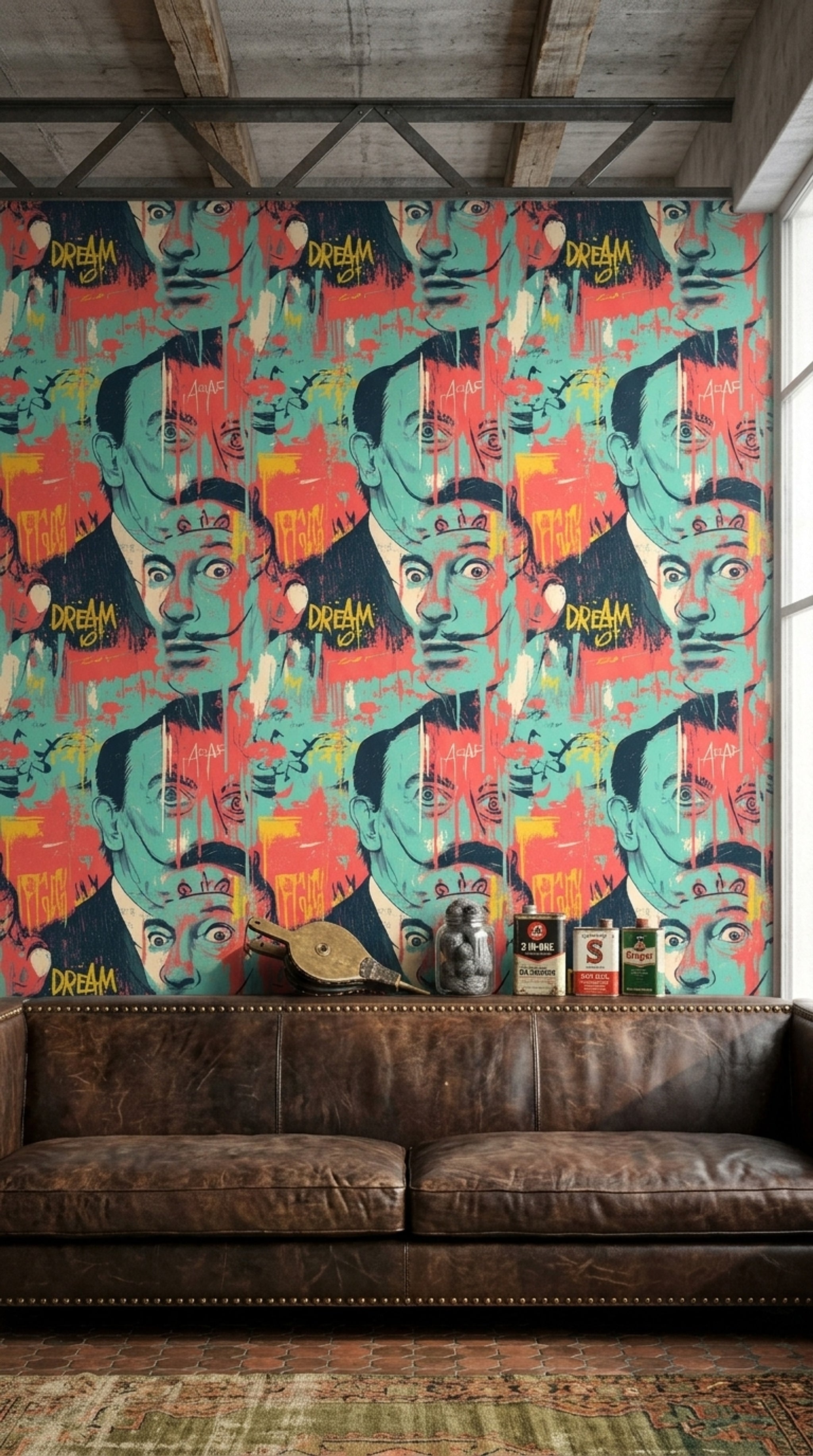 Graffiti Wallpaper Pop Art Urban Street Art Removable Wall Decor