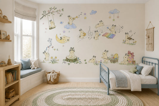 Meadow Flowers Wallpaper Wildflower Meadow Spring Floral Removable Wall Decor