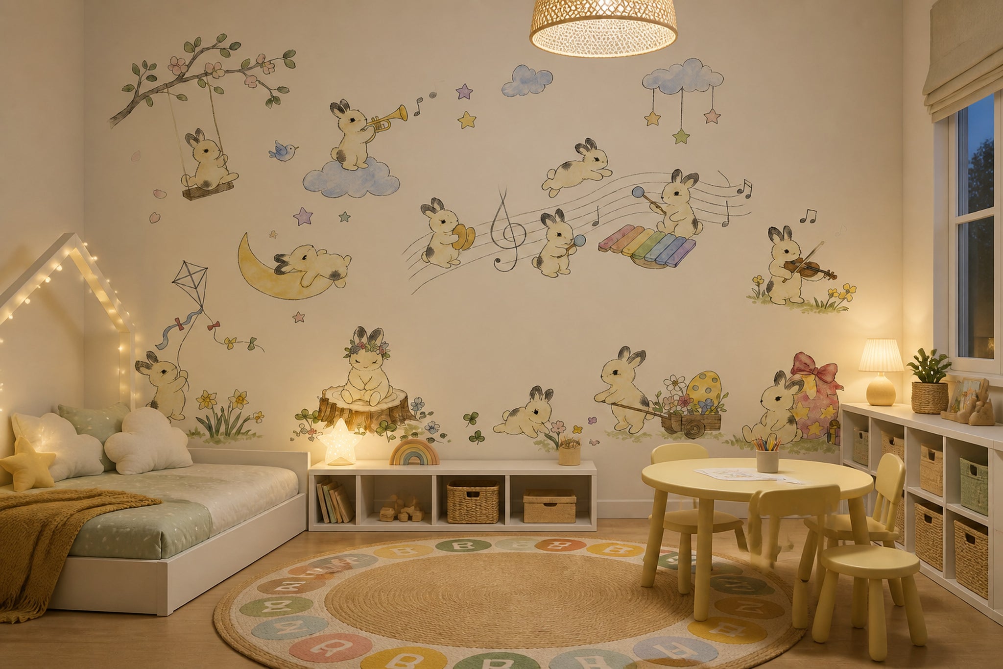 Meadow Flowers Wallpaper Wildflower Meadow Spring Floral Removable Wall Decor