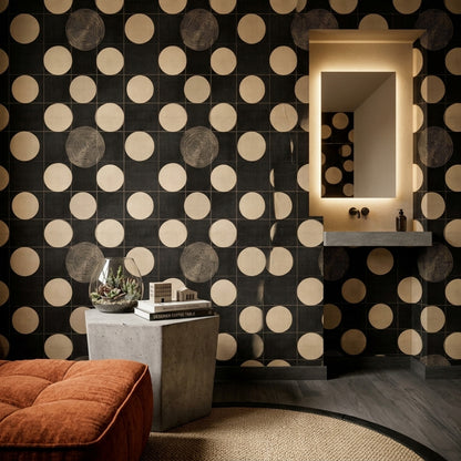 Mid Century Modern Wallpaper Retro Geometric Decorative Mural