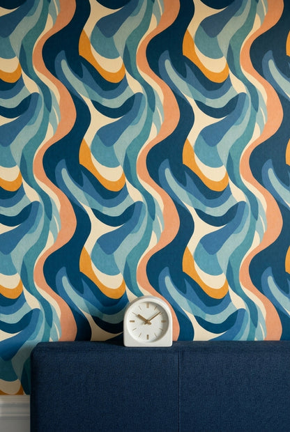 Mid Century Modern Wallpaper Retro Modern Decorative Mural