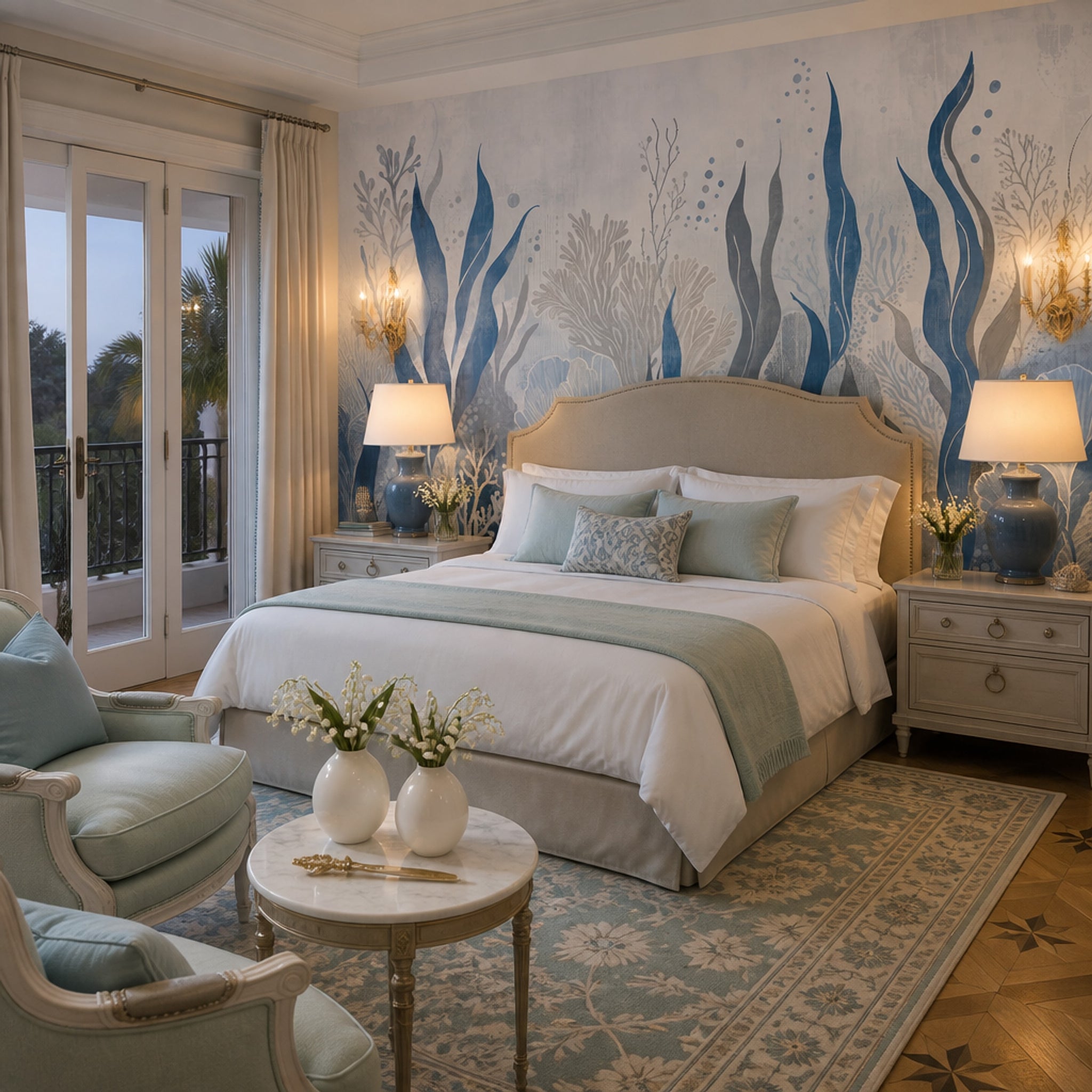 Underwater Wallpaper Seaweed Removable Coral Wall Decor