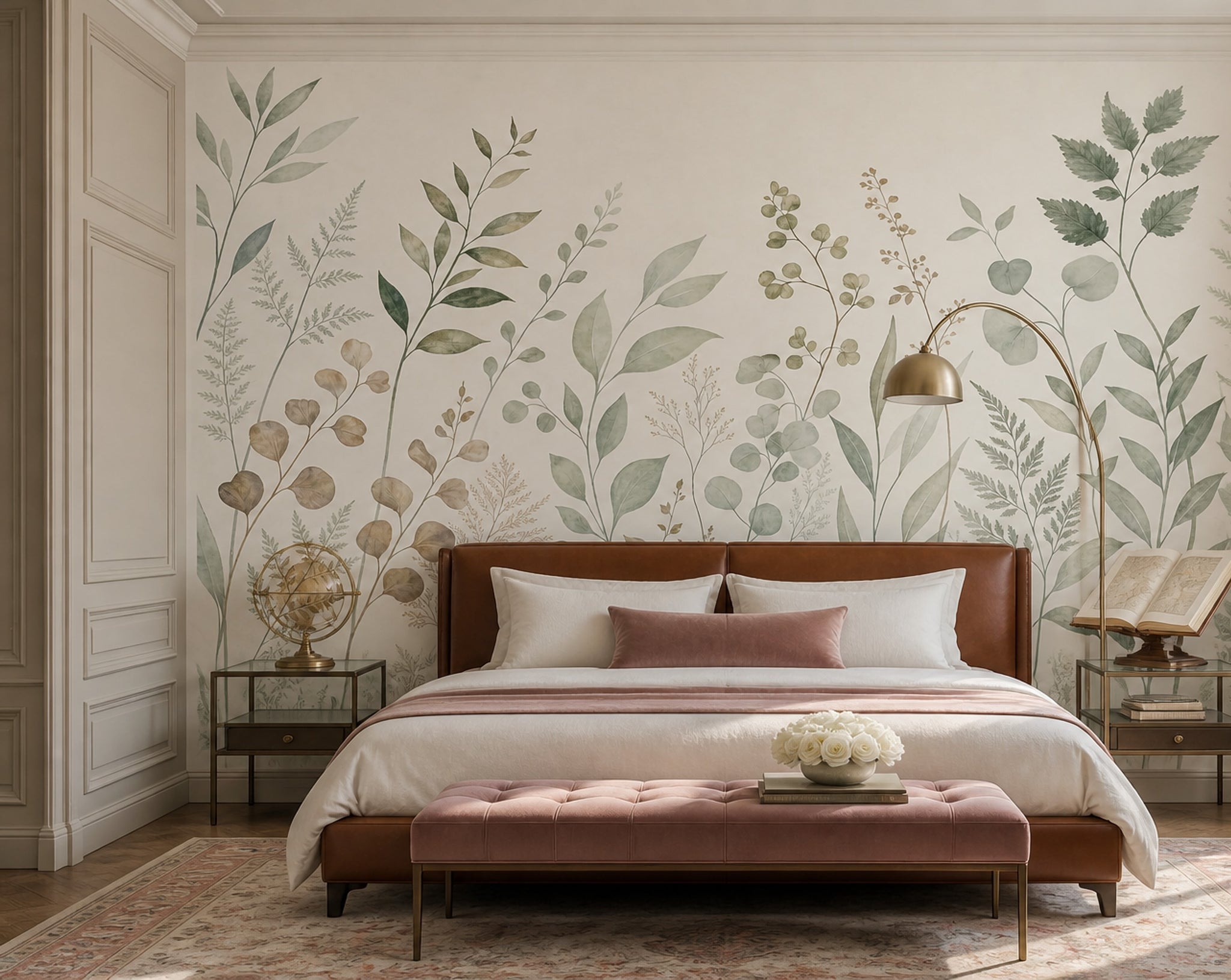 White Background Wallpaper Neutral Backdrop Removable Minimalist Wall Decor