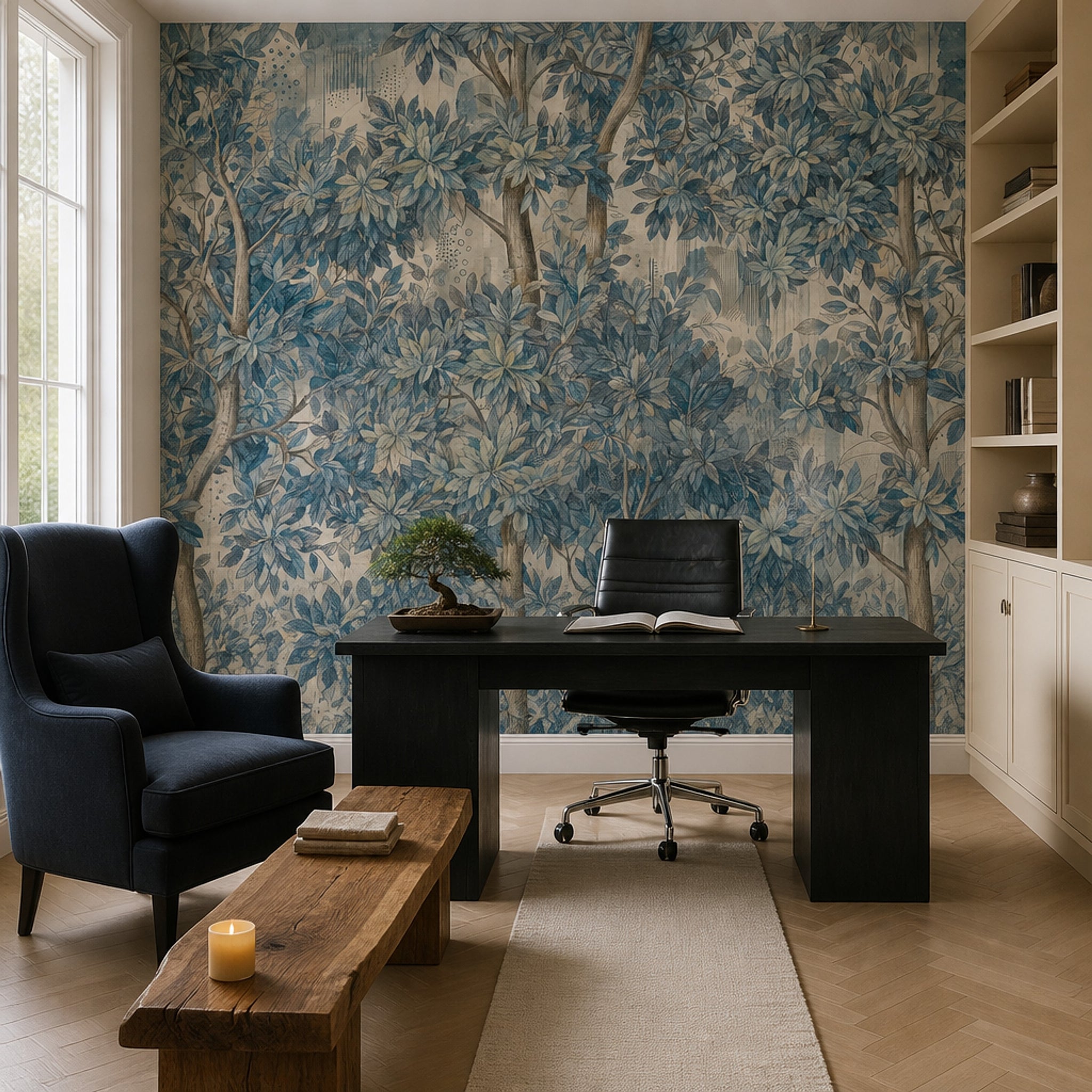 Garden Wallpaper Botanical Vintage Wall Mural