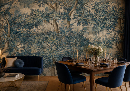 Garden Wallpaper Botanical Vintage Wall Mural